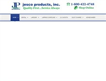 Tablet Screenshot of jescoproducts.com